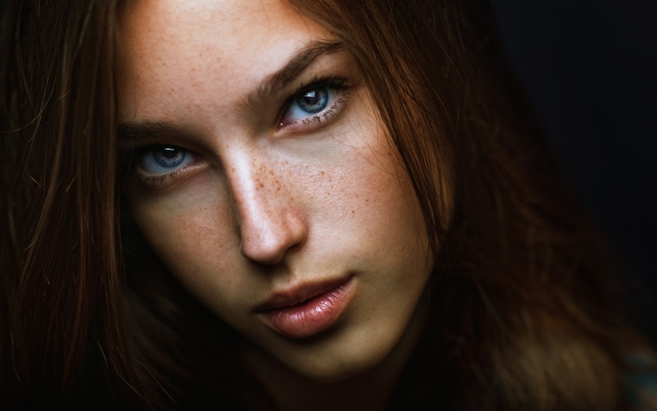 women, face, portrait, zachar rise, blue eyes, , , ,  , 