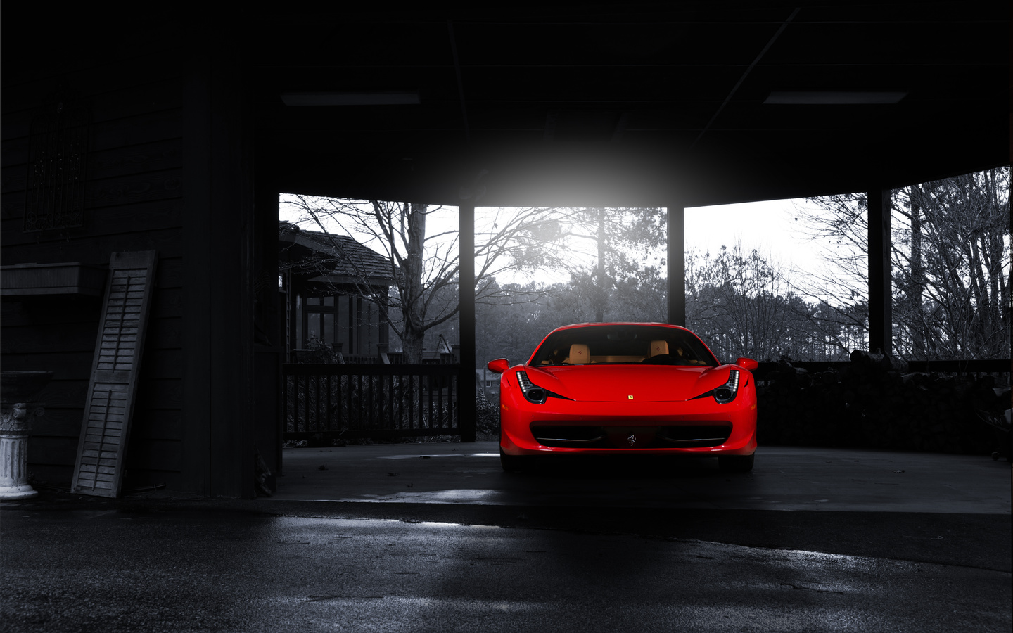 ferrari, 458, italia, red, front