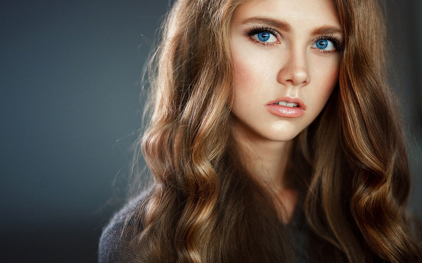 women, face, portrait, blue eyes, simple background, , , ,  , , 