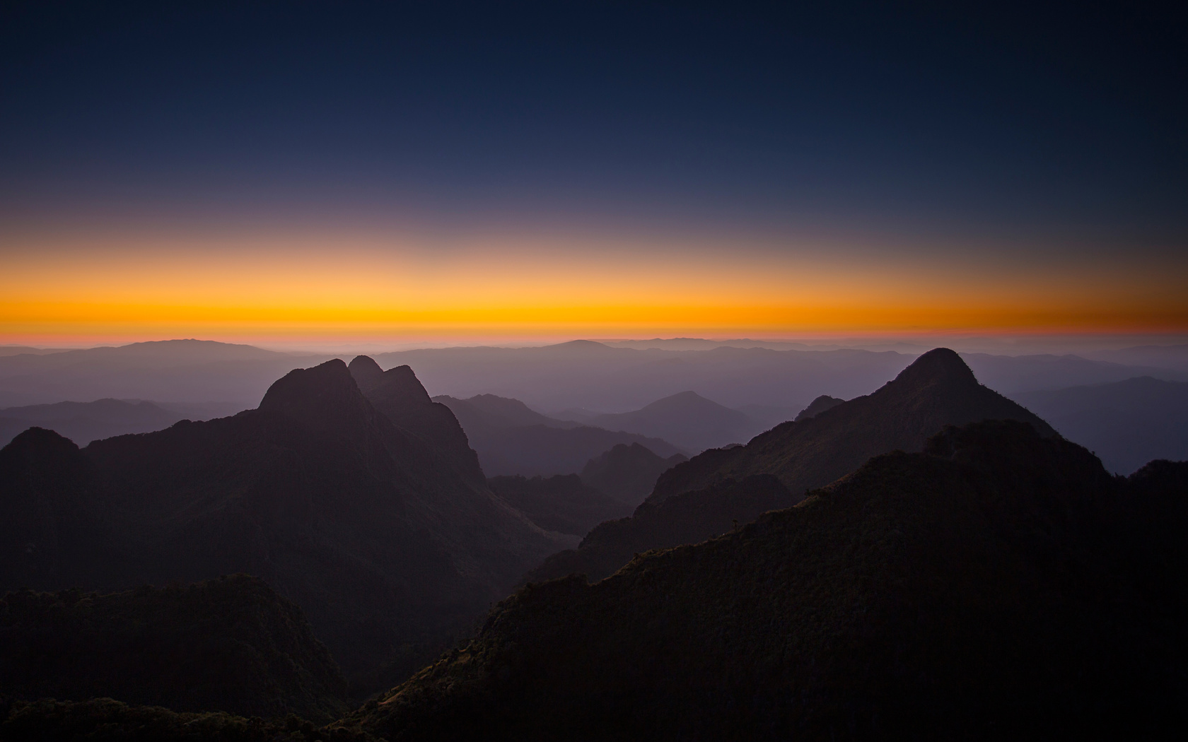 horizon, sunset, mountains, , 