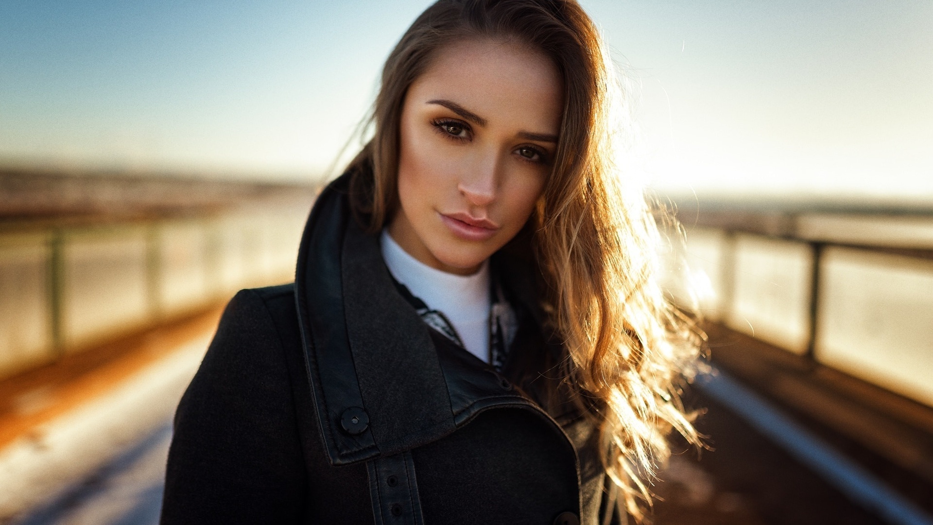 women, portrait, face, depth of field, miro hofmann, , ,  , ,  