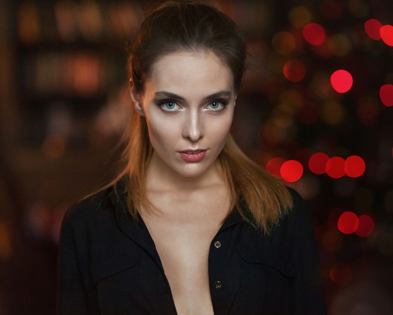 amina katinova, women, face, portrait, depth of field, maxim maximov, , , , ,  