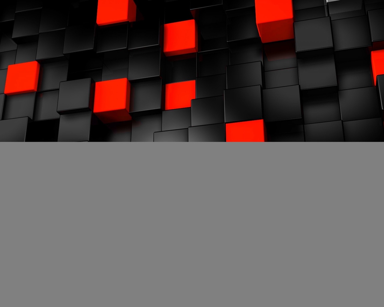 black and red, cubes, 