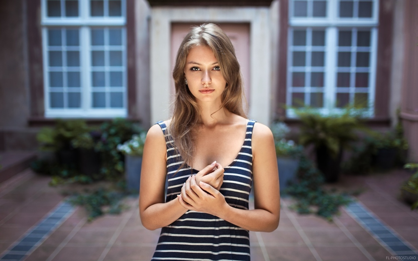 women, portrait, women outdoors, depth of field, , ,   , 