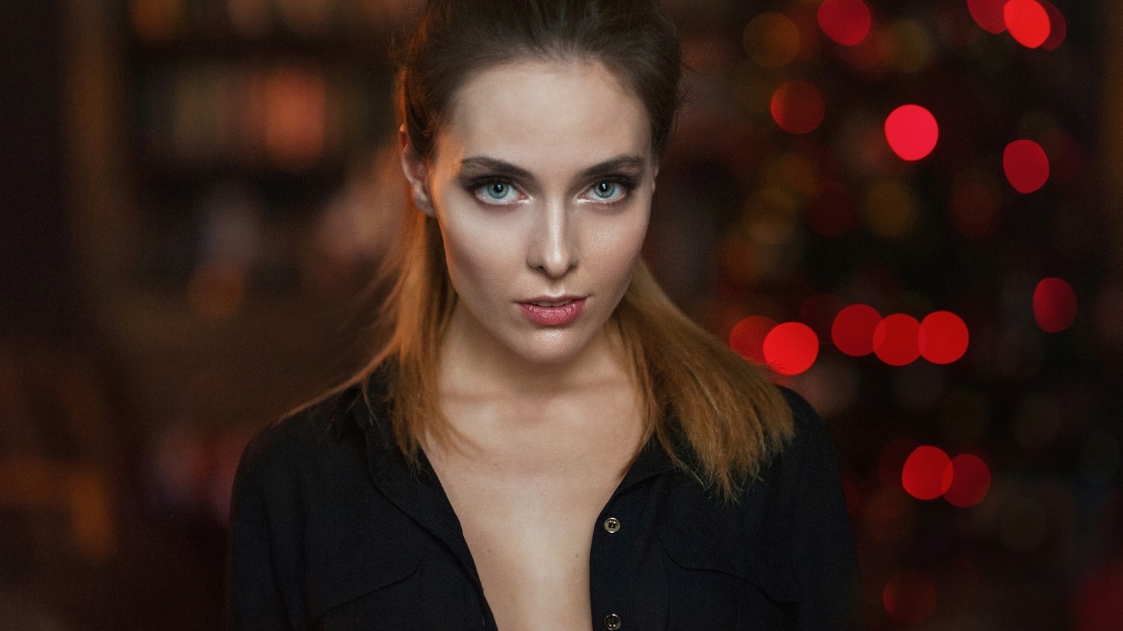 amina katinova, women, face, portrait, depth of field, maxim maximov, , , , ,  