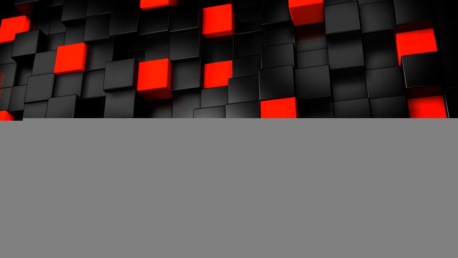 black and red, cubes, 