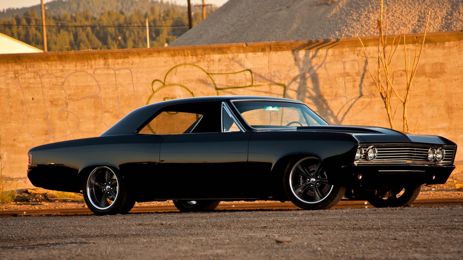 chevrolet, chevelle, ss, 1967, black, 