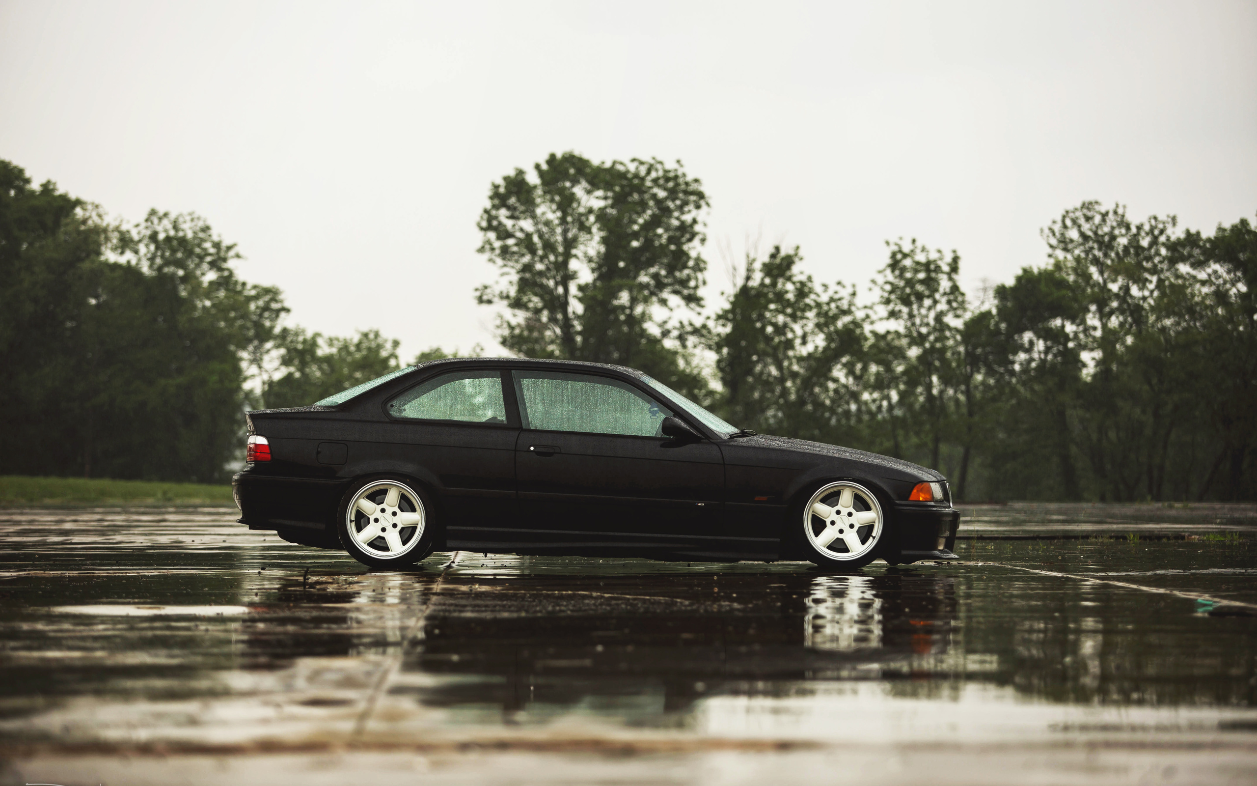 black, rain, e36, bmw, 