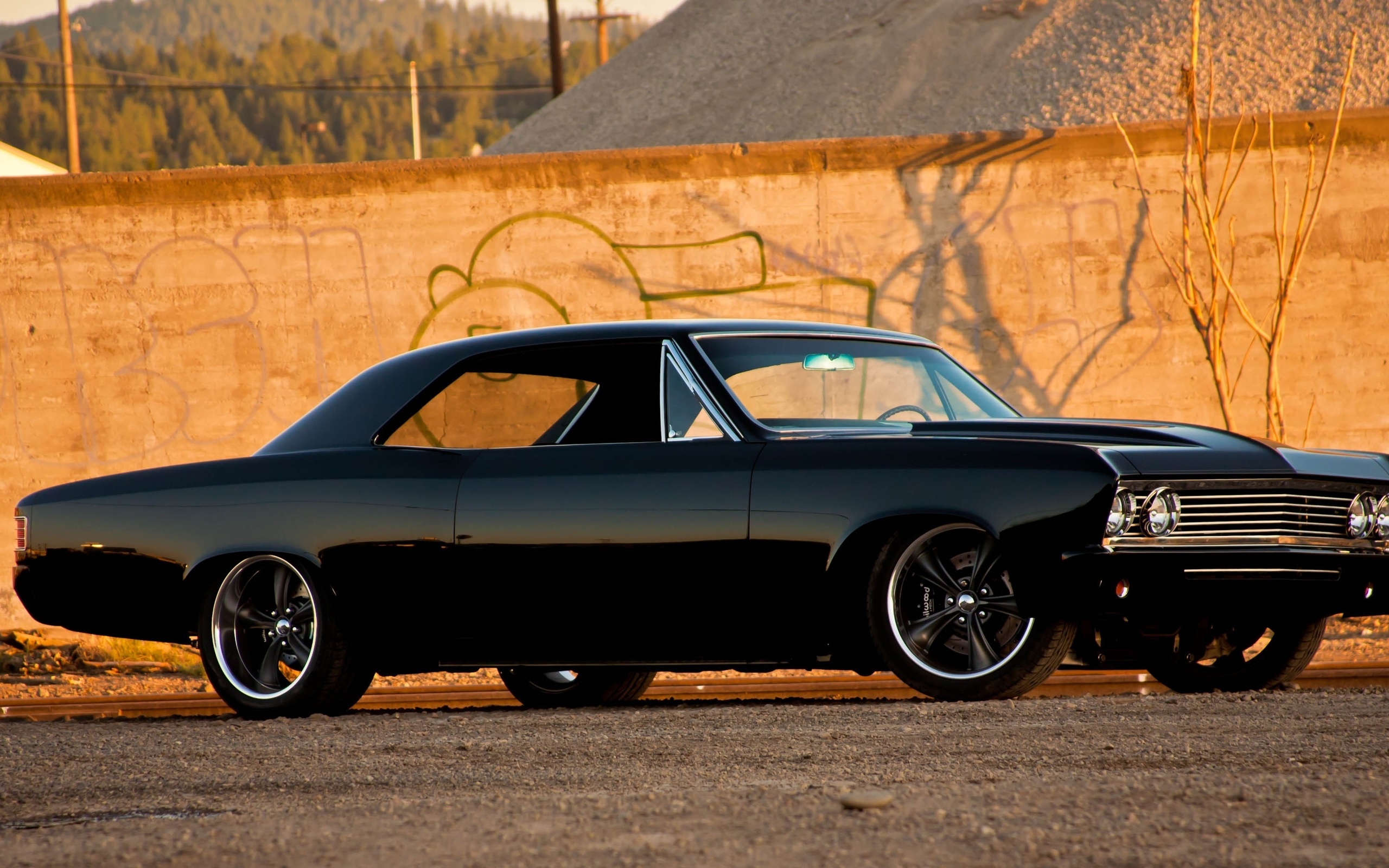 chevrolet, chevelle, ss, 1967, black, 