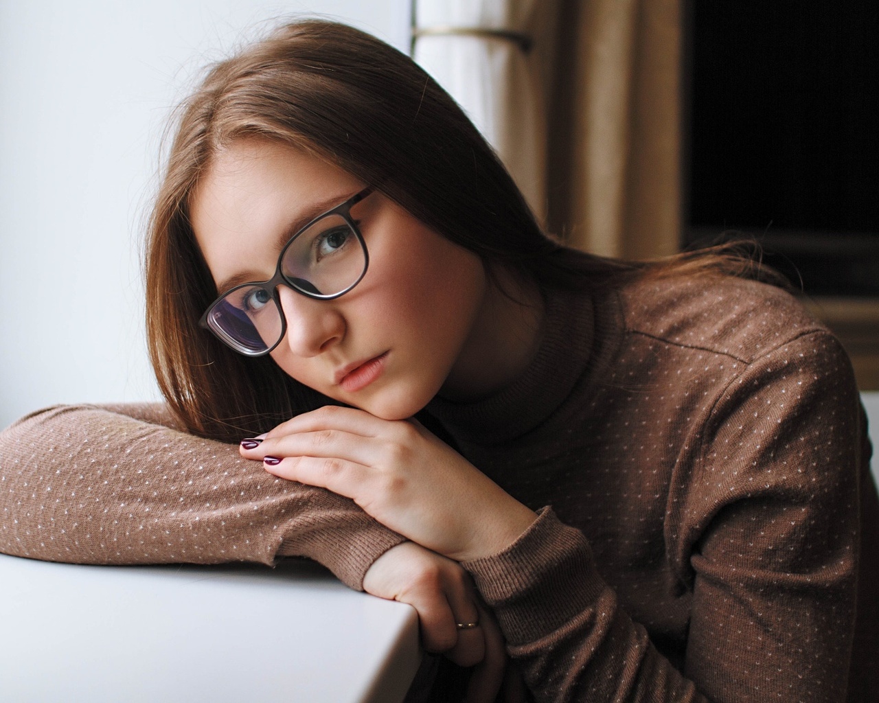 women, face, portrait, glasses, women with glasses, , , , ,   