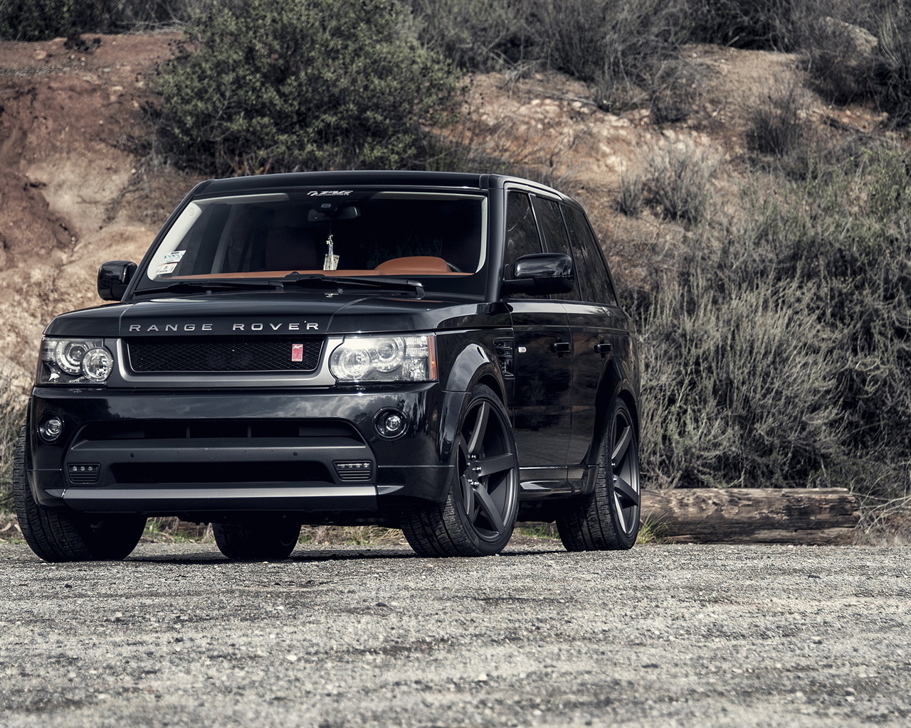 black, tuning, range rover, sport