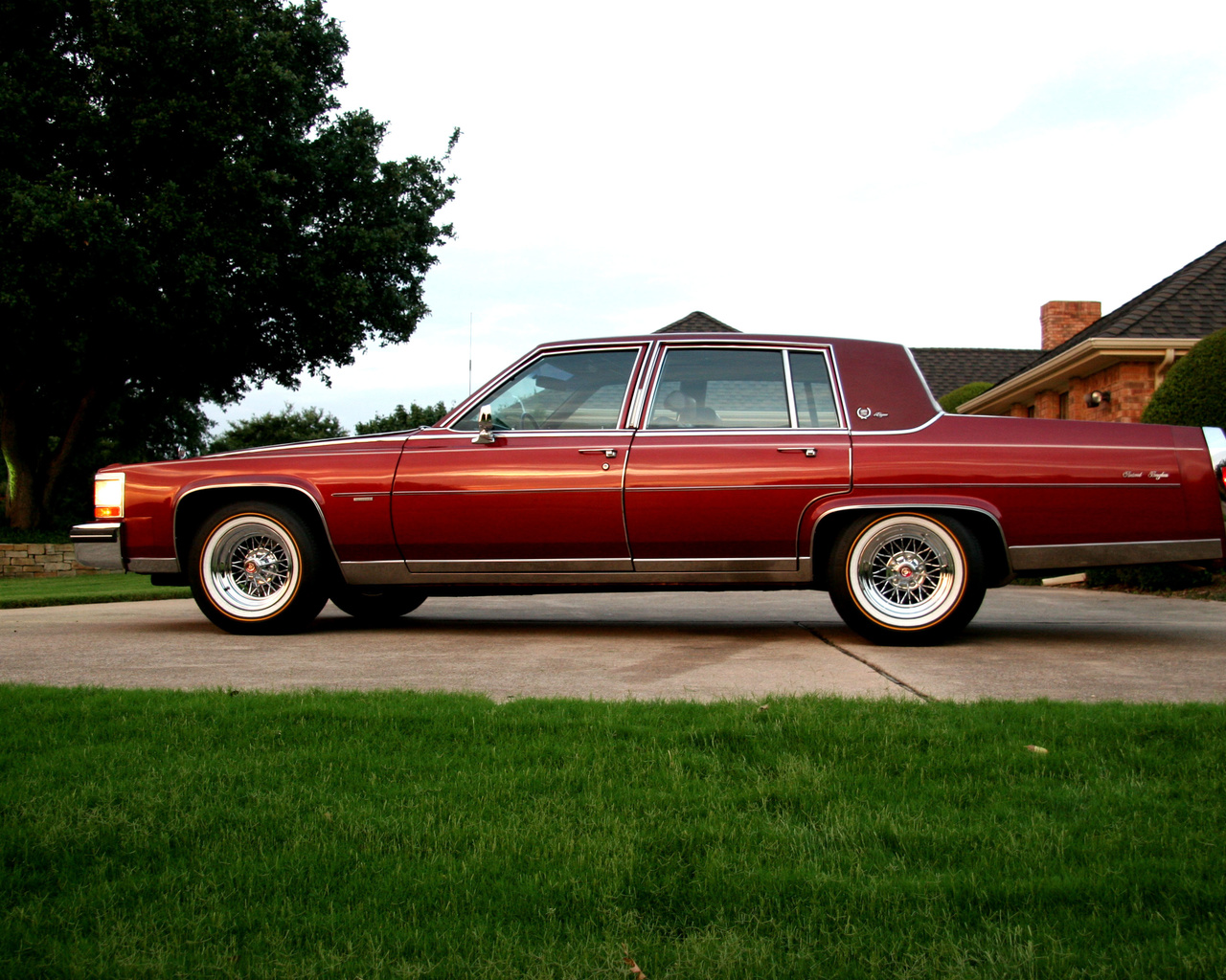 car, cadillac, brougham, 