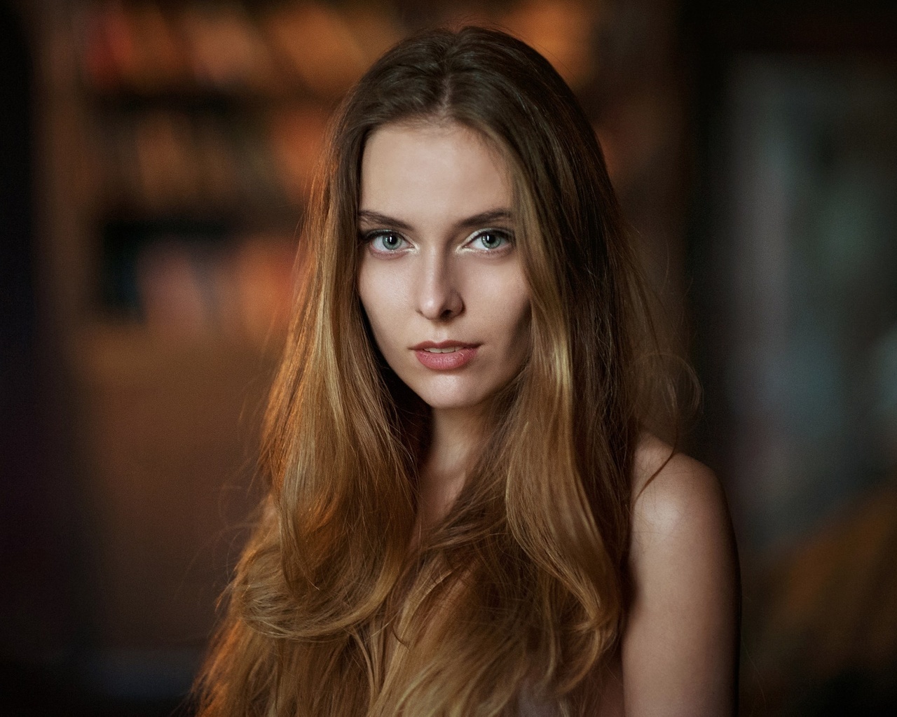 amina katinova, women, maxim maximov, face, portrait, depth of field,  , ,  , , 