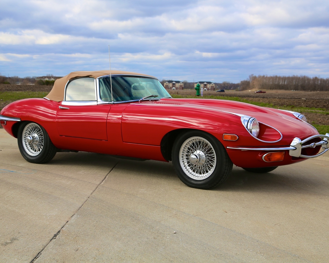 jaguar e type, car, jaguar