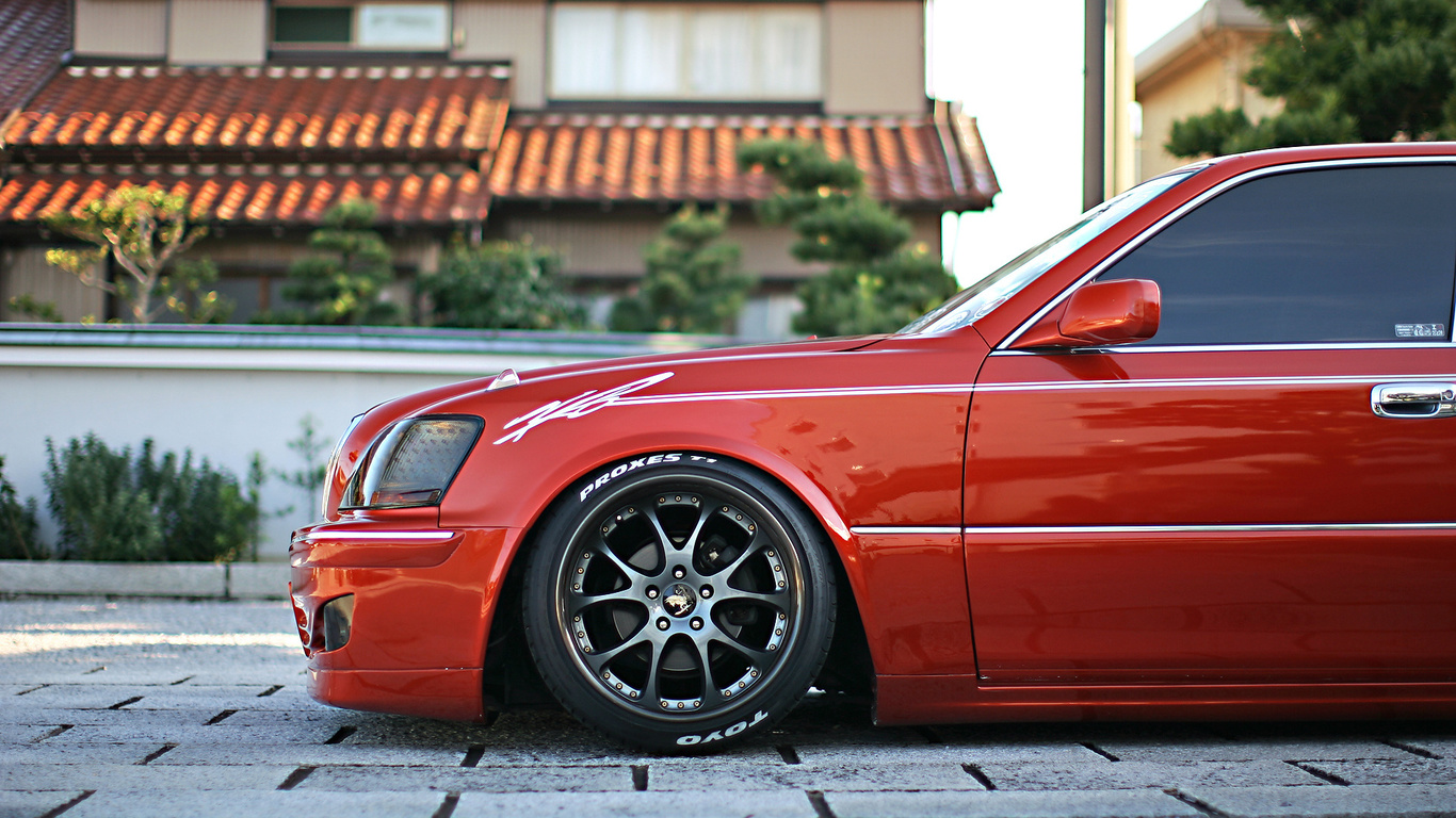 toyota, japanese, crown, wheels, tuning, vip style, majesta