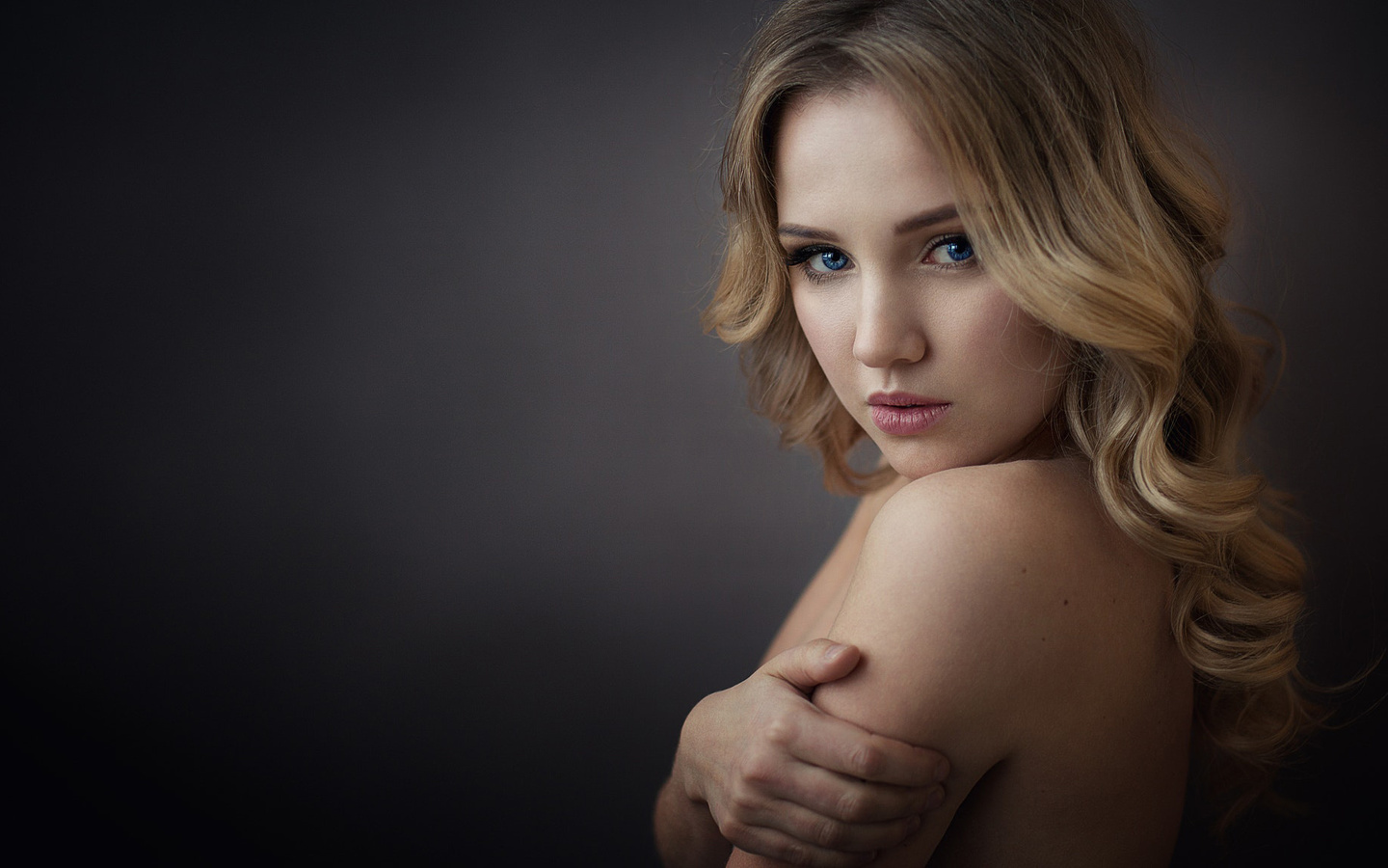 women, blonde, portrait, simple background, blue eyes, face, , , , ,  ,  , 