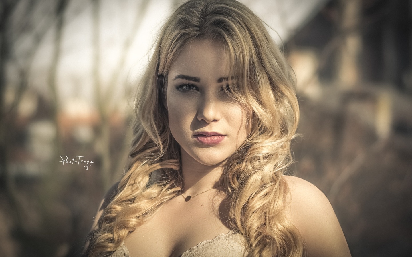 women, blonde, face, portrait, depth of field, , , , , 