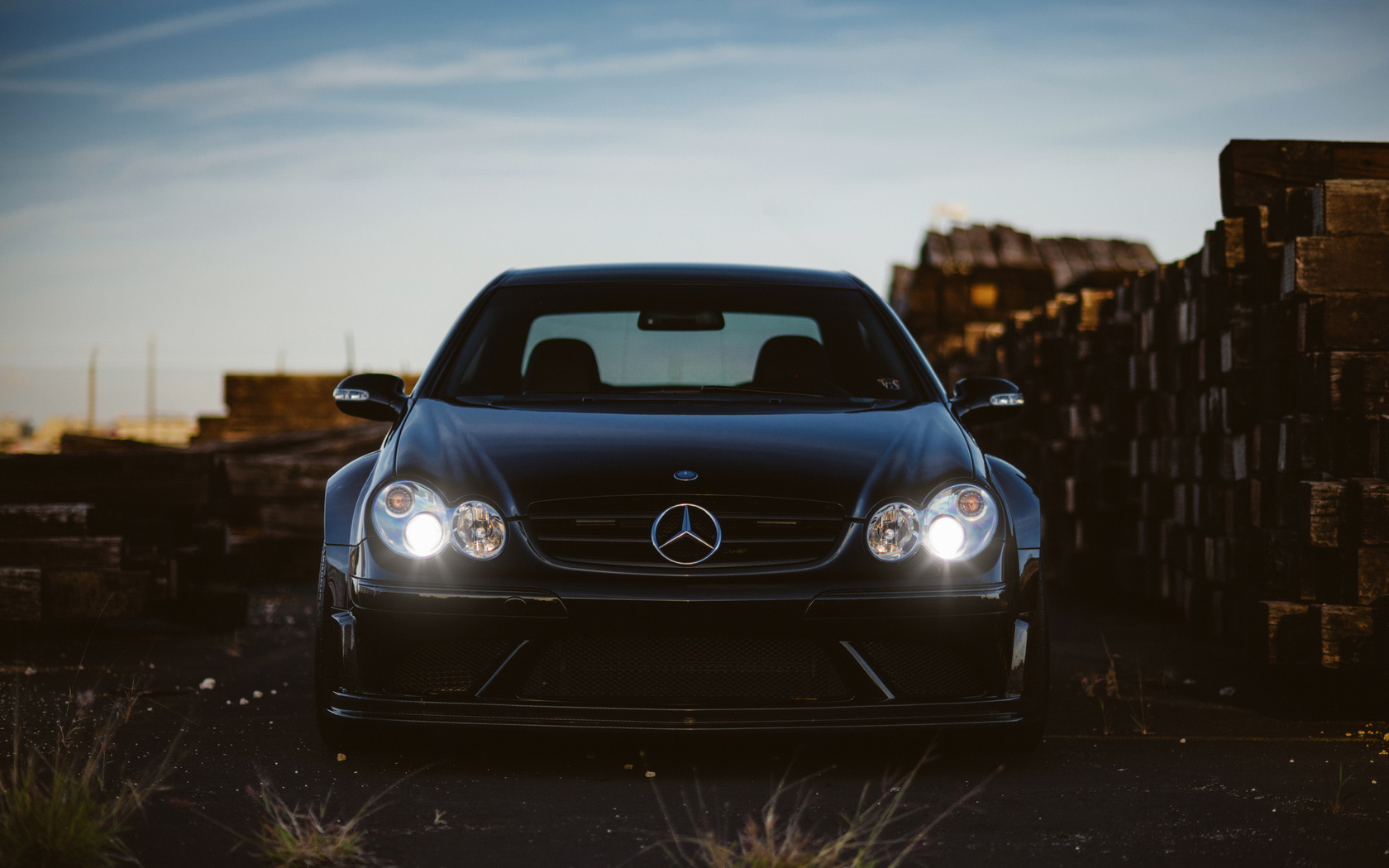 tuning, mercedes, clk, 63, amg, headlights