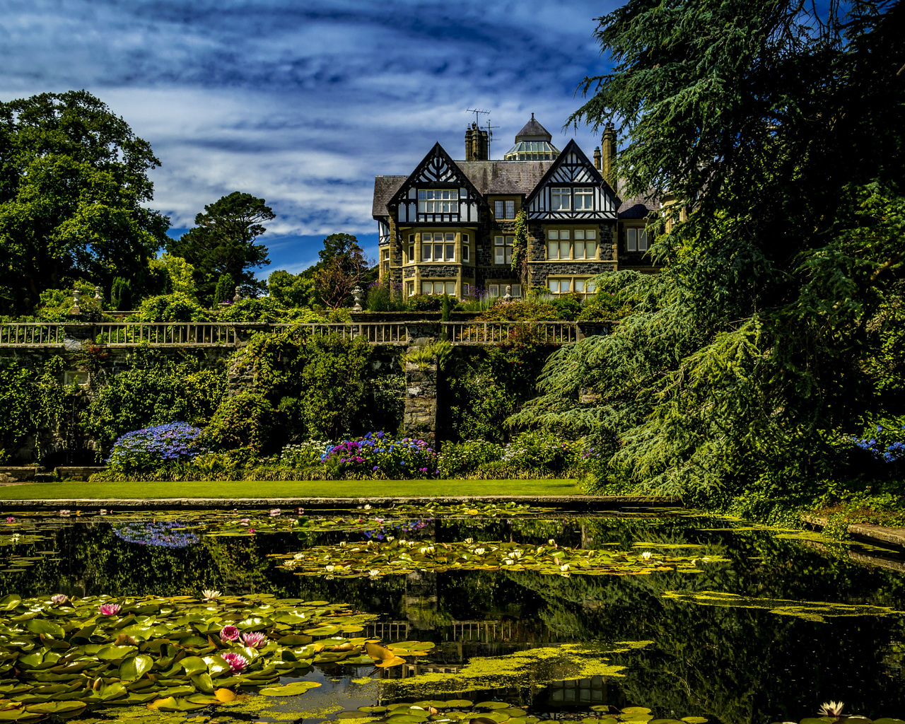 wales, , , , , , , , bodnant gardens, 