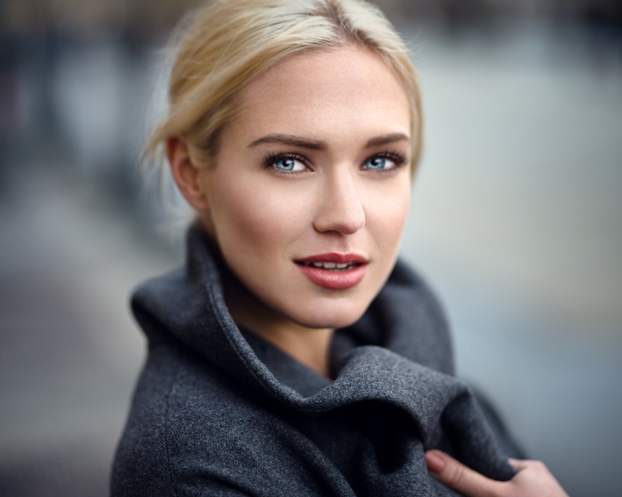 women, face, blonde, portrait, depth of field, , , , , , 