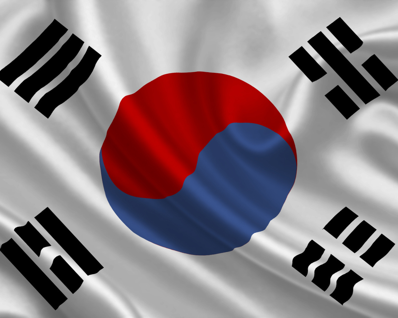  , , 3d, south korea, flag