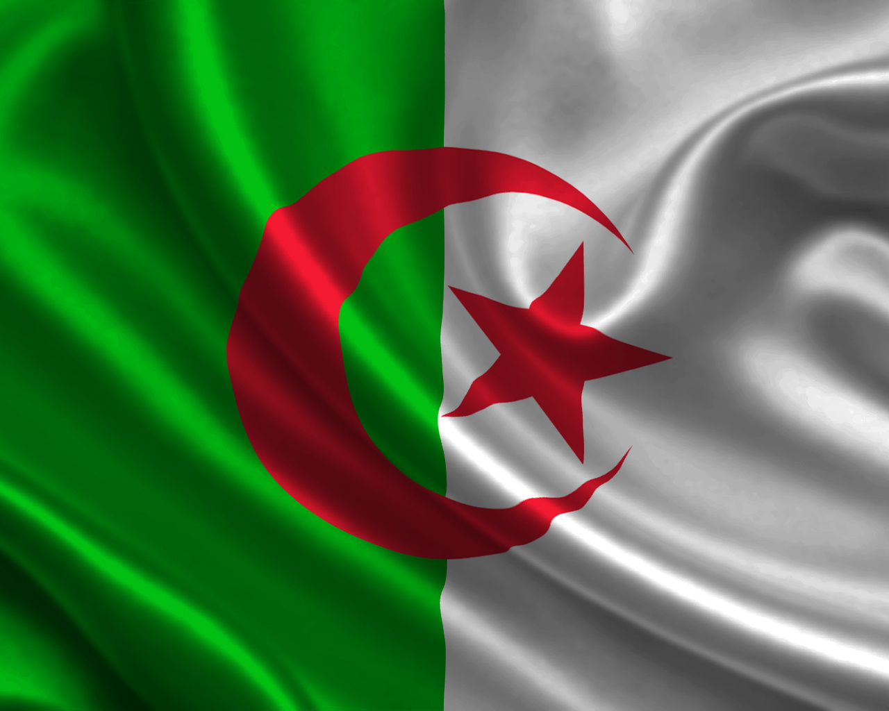 , , 3d, algeria, flag