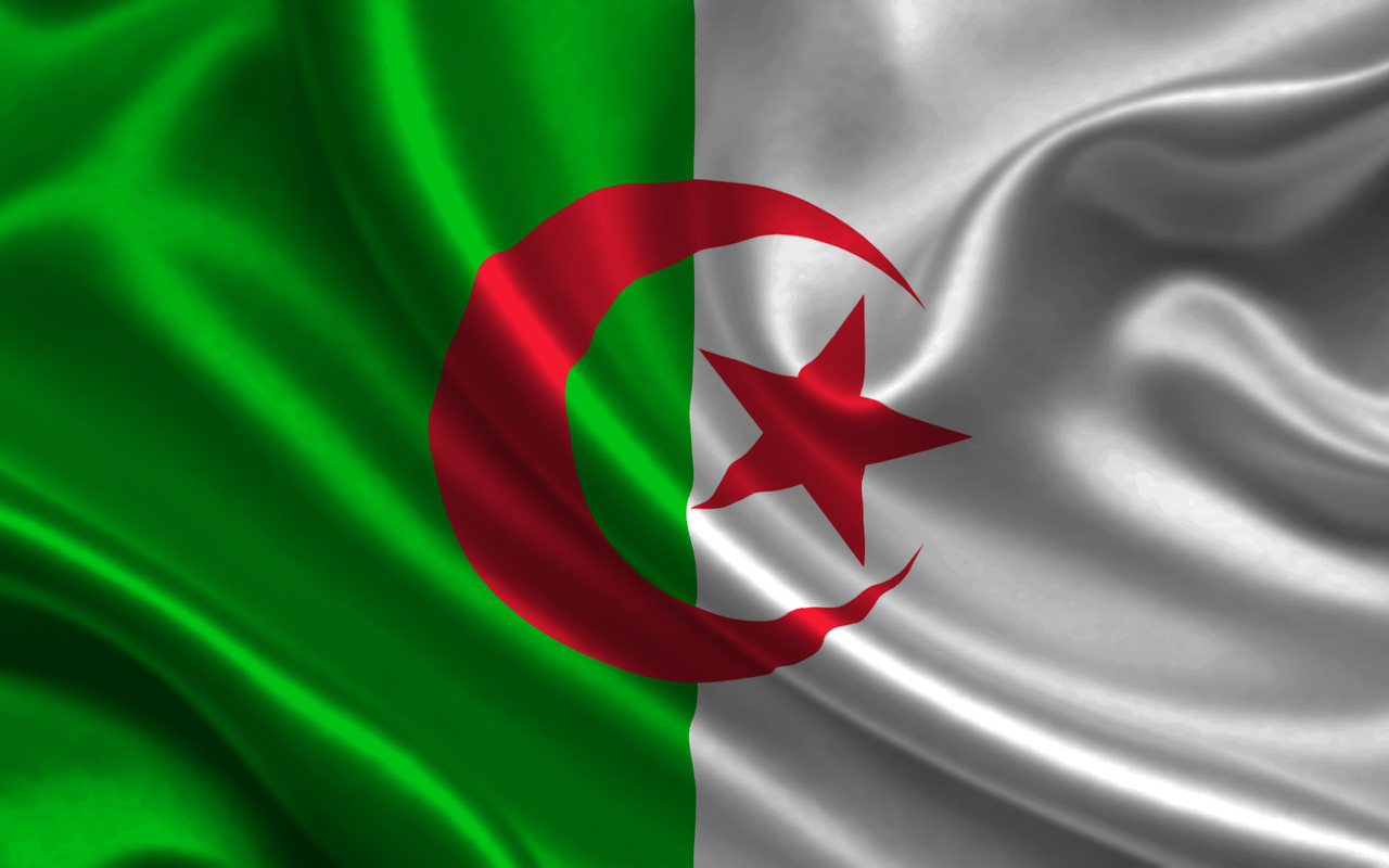 , , 3d, algeria, flag