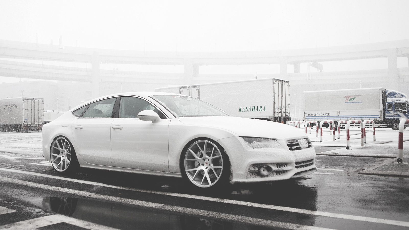 black, s7, vossen, audi, a7