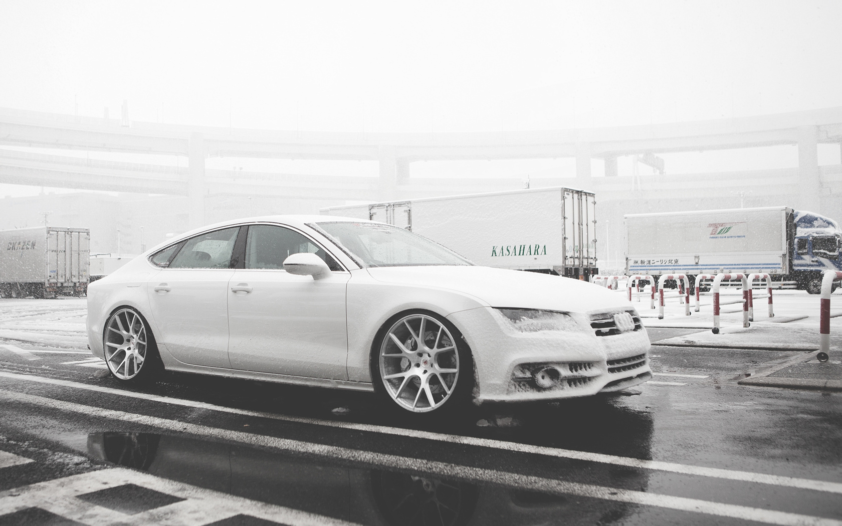 black, s7, vossen, audi, a7