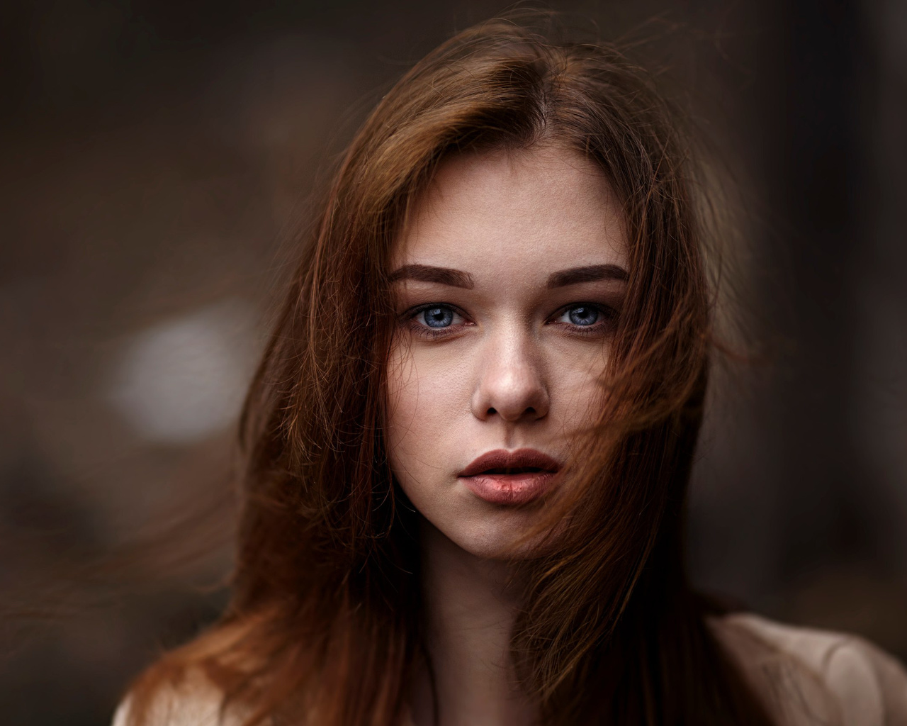 women, portrait, face, depth of field, blue eyes, , , ,  ,   , 