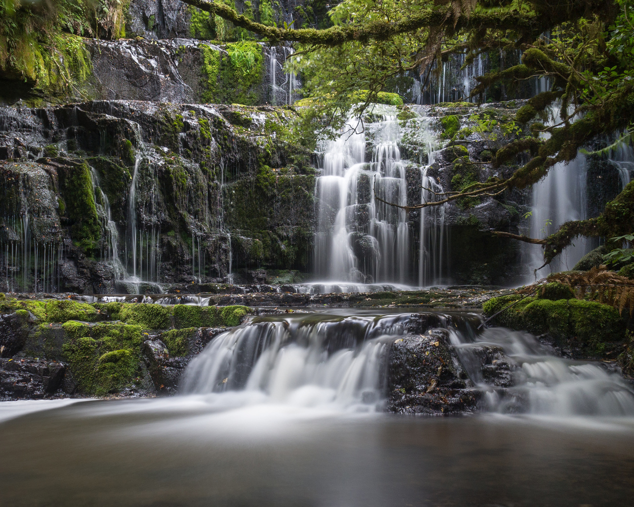 ,  , , purakaunui falls, , 