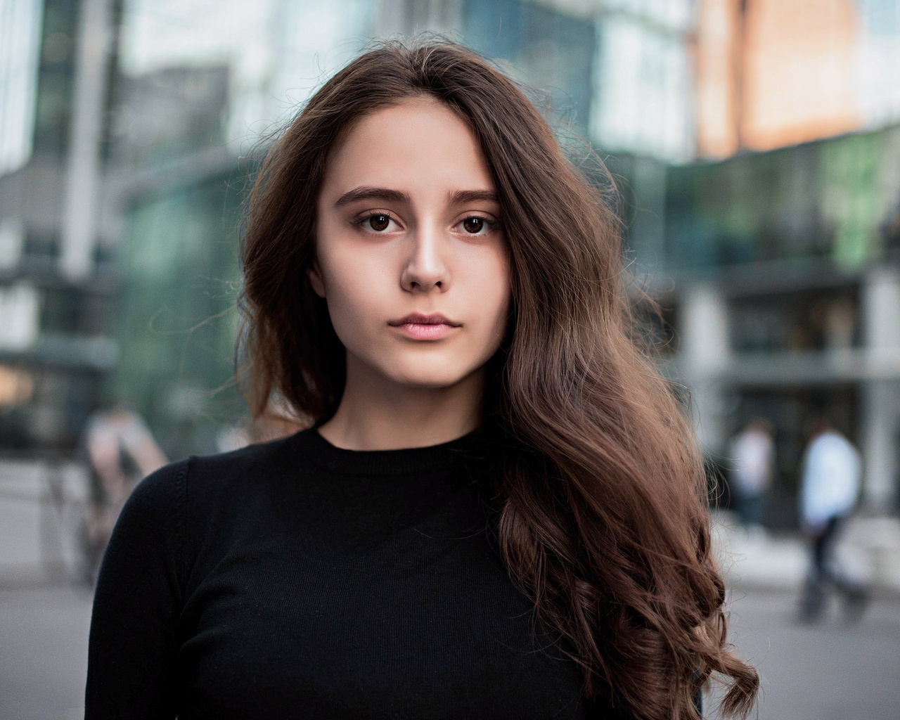 women, face, portrait, depth of field, , , , ,   