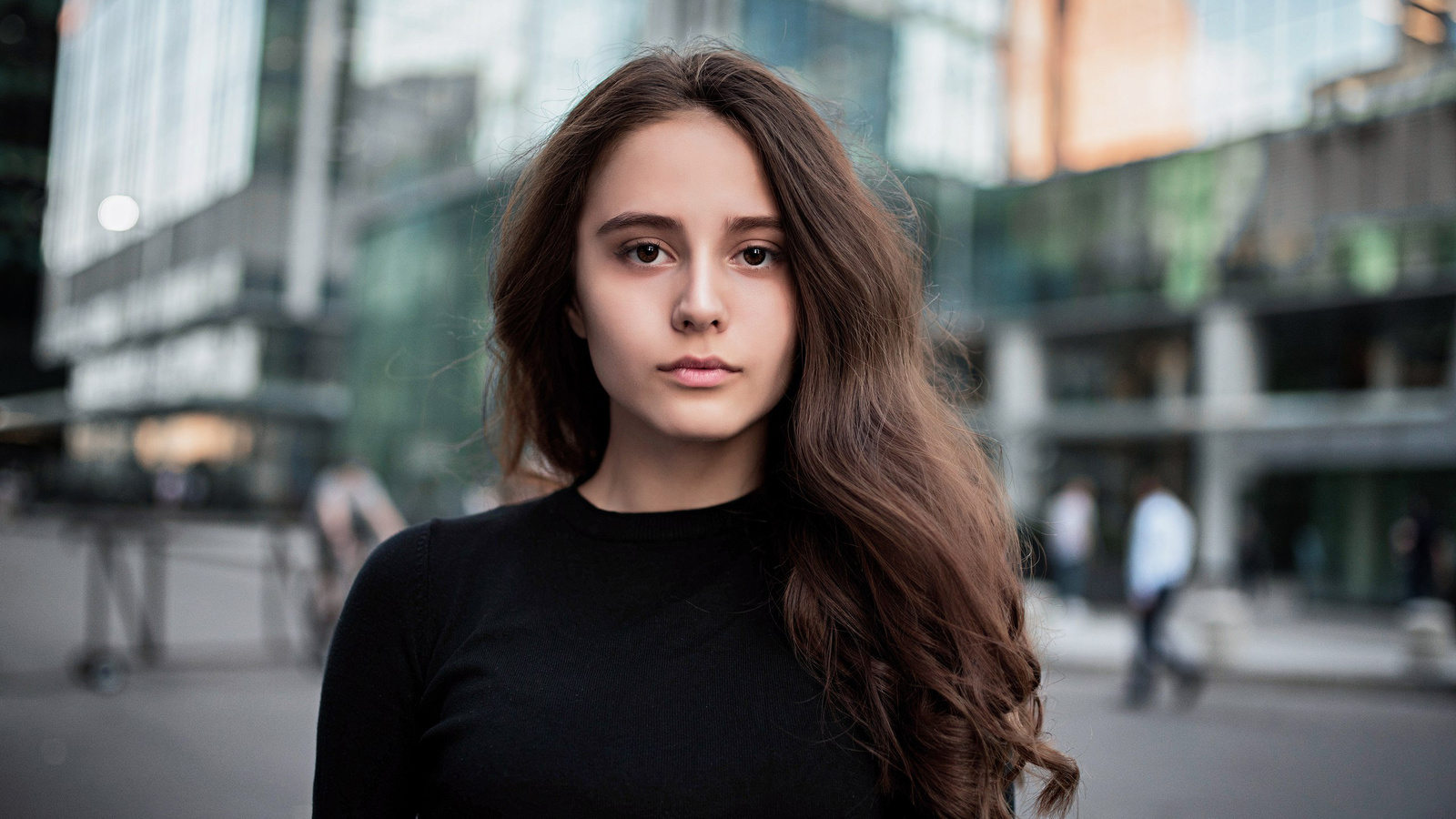 women, face, portrait, depth of field, , , , ,   