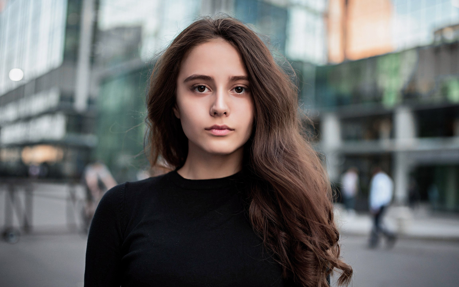 women, face, portrait, depth of field, , , , ,   