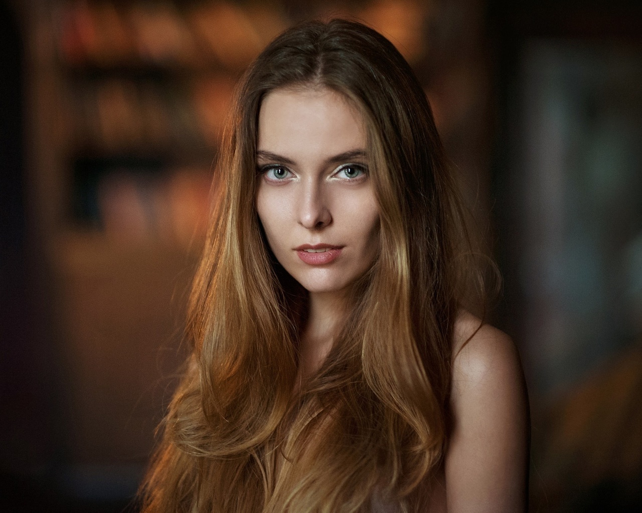 amina katinova, women, maxim maximov, portrait, depth of field