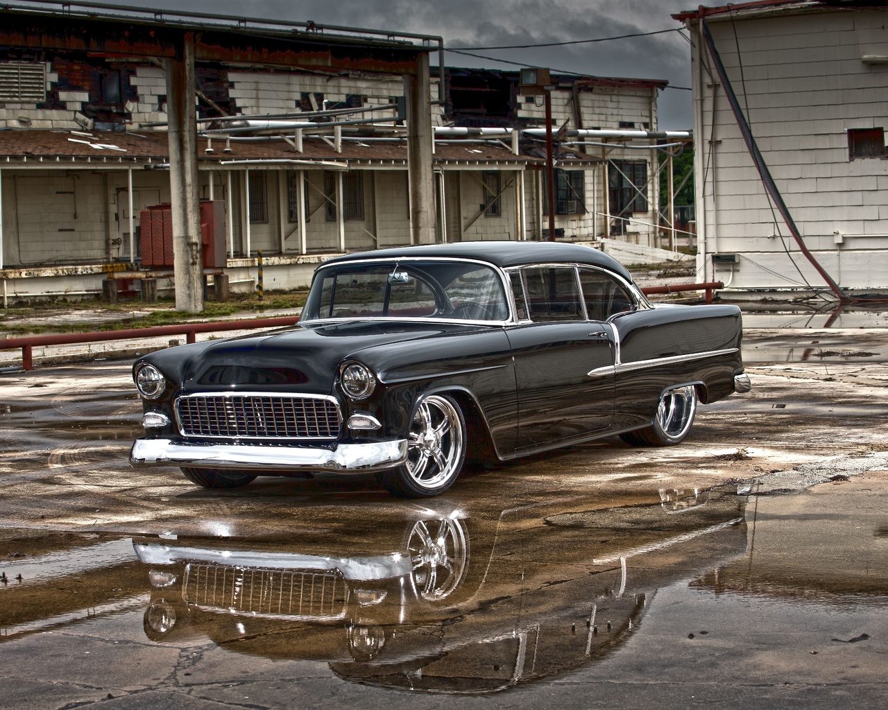 1955, air, bel, belair, chevrolet, custom