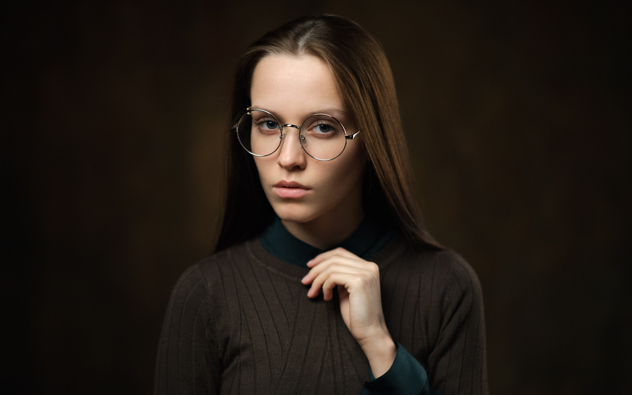 women, portrait, face, simple background, women with glasses, , , , ,  ,   