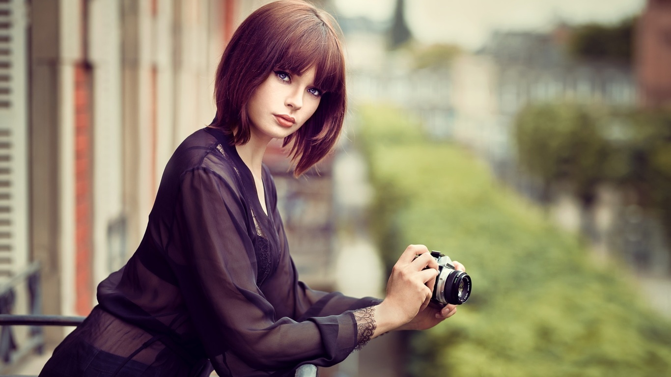 women, portrait, balcony, women outdoors, , , ,   , ,   