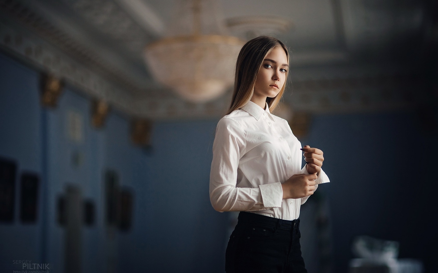 women, blonde, portrait, depth of field, , , , 