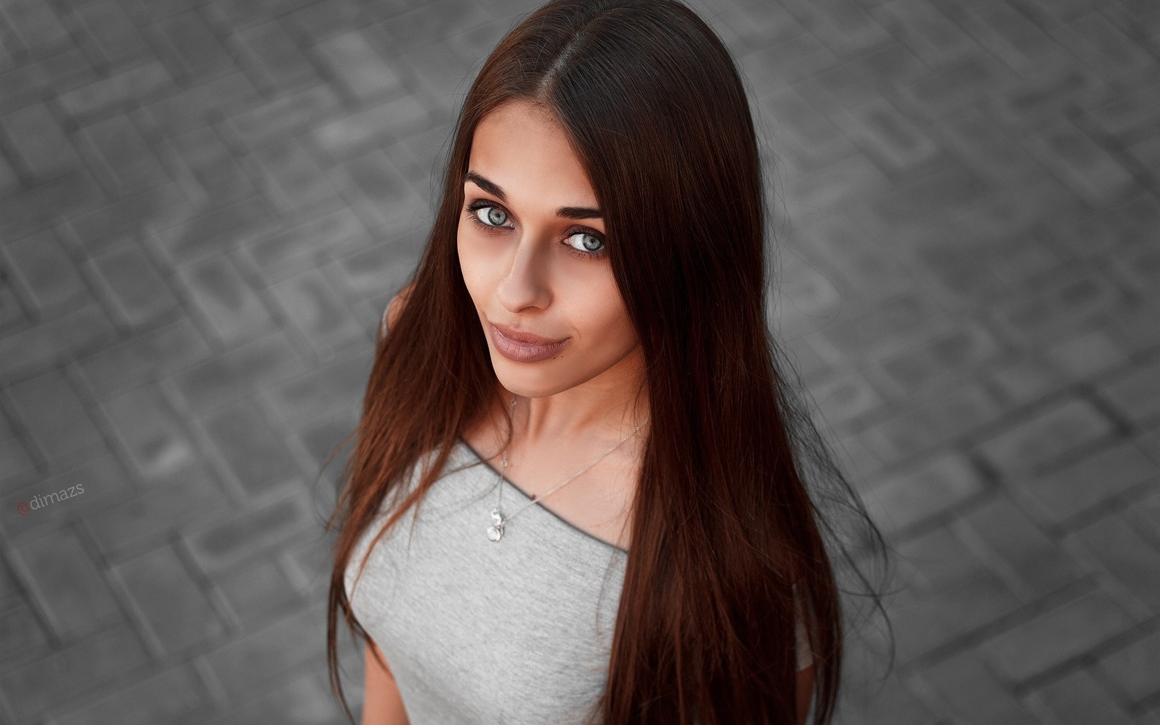 women, face, portrait, necklace, depth of field