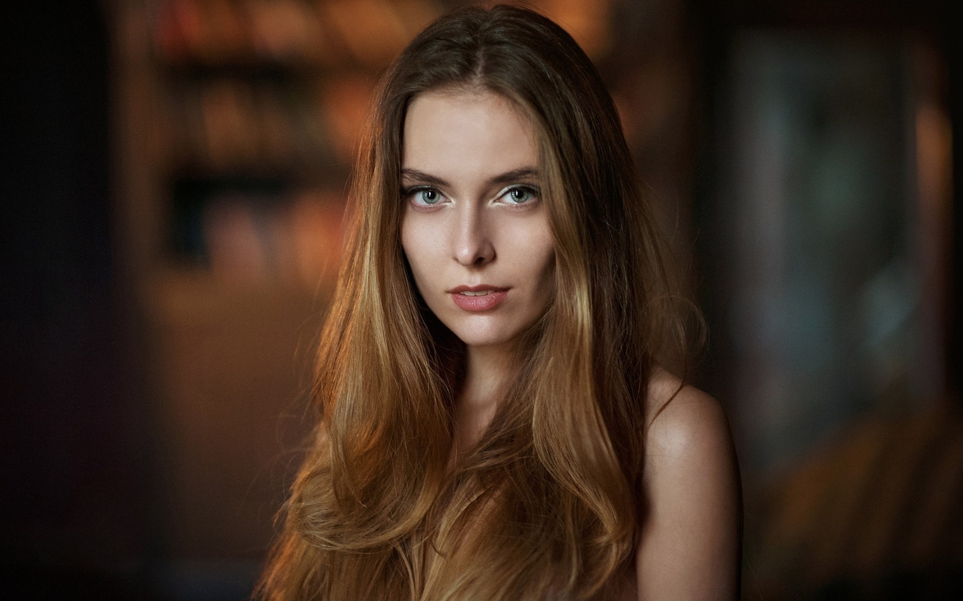 amina katinova, women, maxim maximov, portrait, depth of field