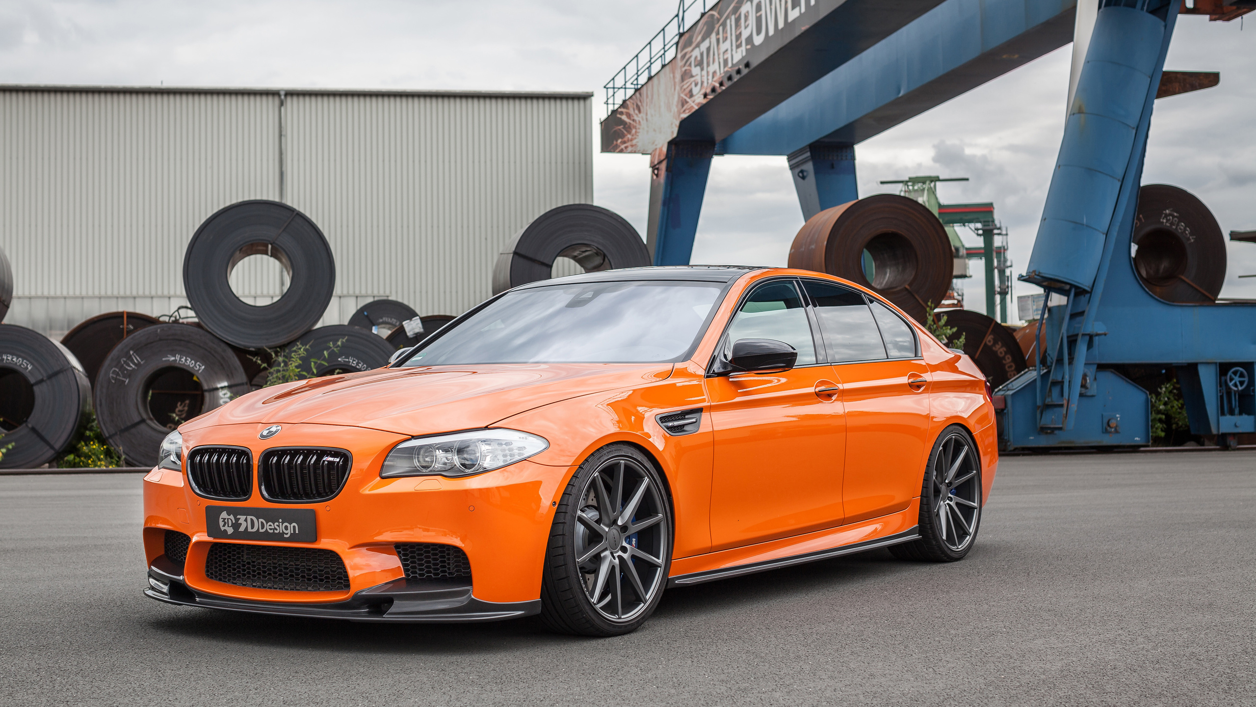 car, , , bmw, tuning, , orange, 3d design