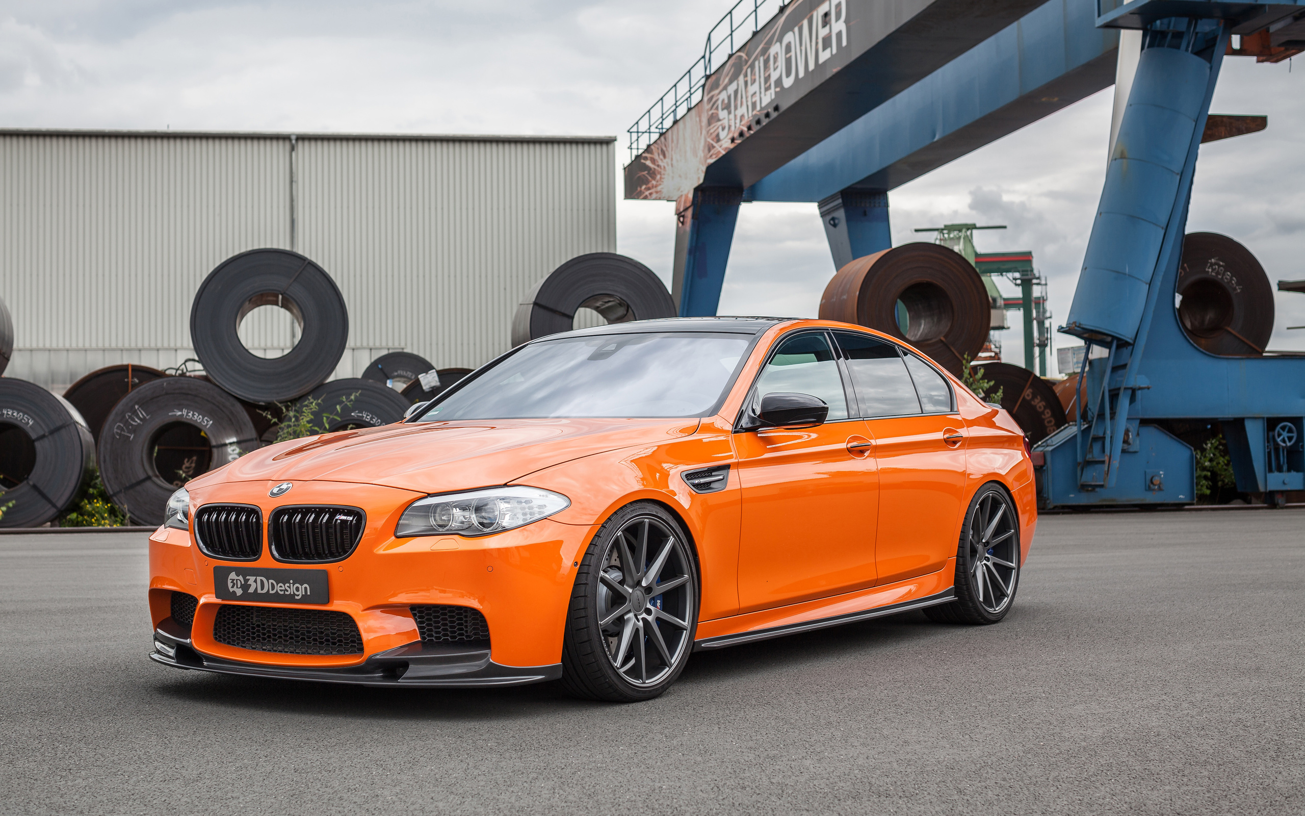 car, , , bmw, tuning, , orange, 3d design