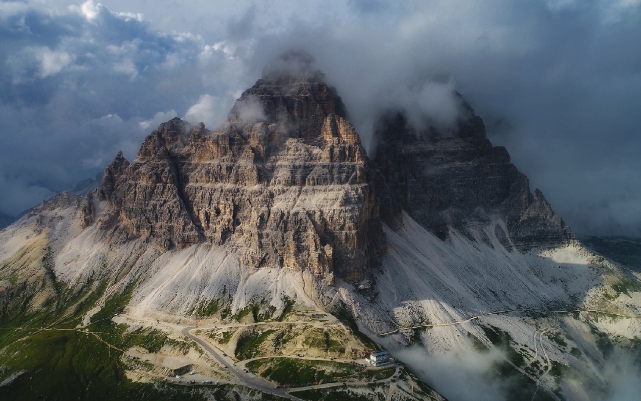 tre cime di lavaredo, dolomites, italy,  