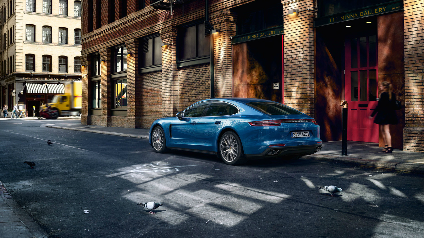 blue, porsche, panamera, , 