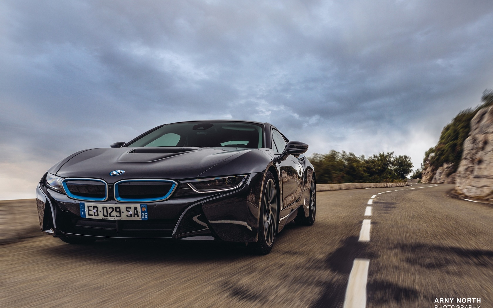 bmw, i8, black, monaco