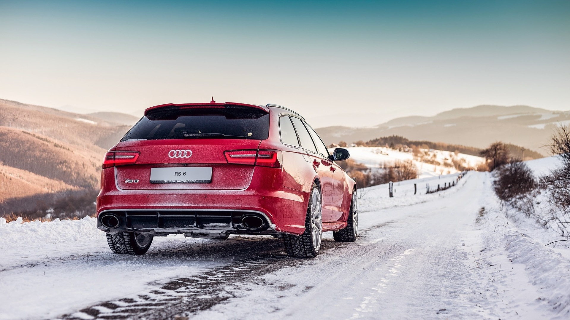 Audi rs6 зима
