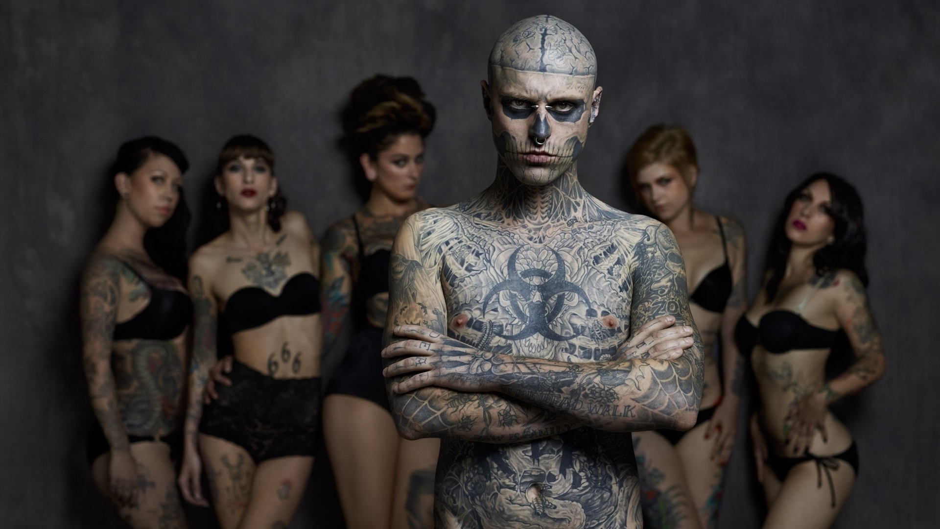 rico the zombie, men, women, tattoo