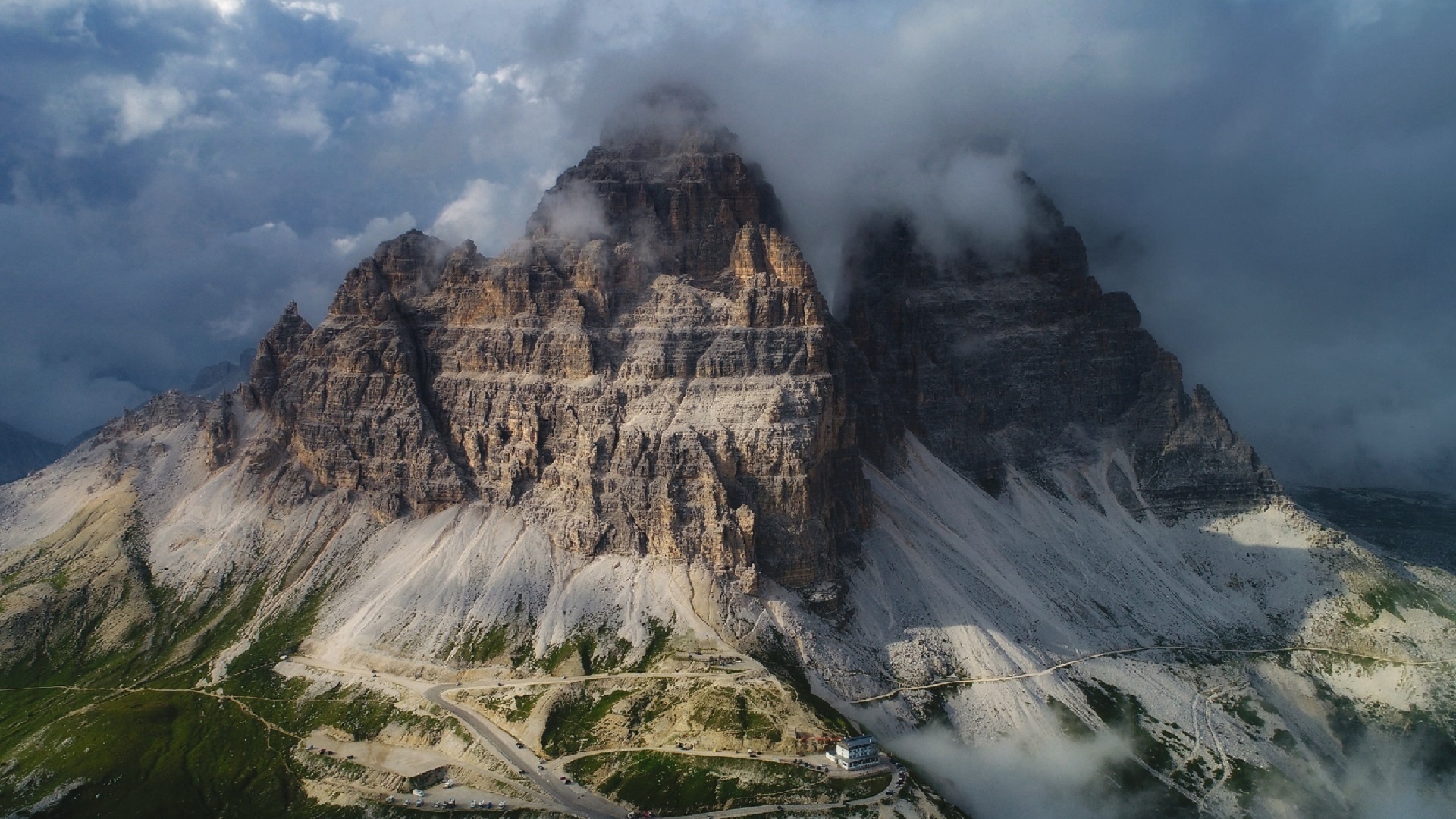 tre cime di lavaredo, dolomites, italy,  