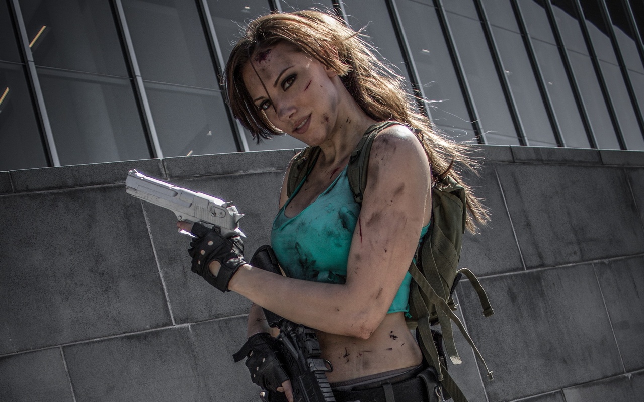 lara croft, cosplay, , tomb raider, 